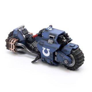 Warhammer 40k Fahrzeug 1/18 Ultramarines Outrider Bike 22 cm