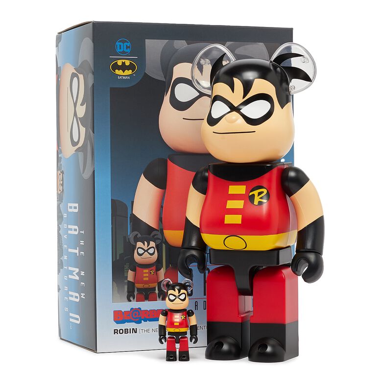 Medicom Bearbrick Robin (The New Batman Adventures) 100% & 400% multicolor