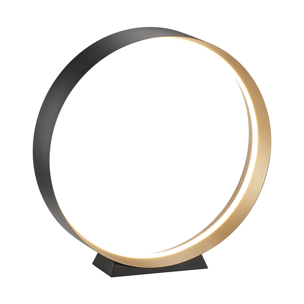 Tischleuchte Loop Schwarz-Gold