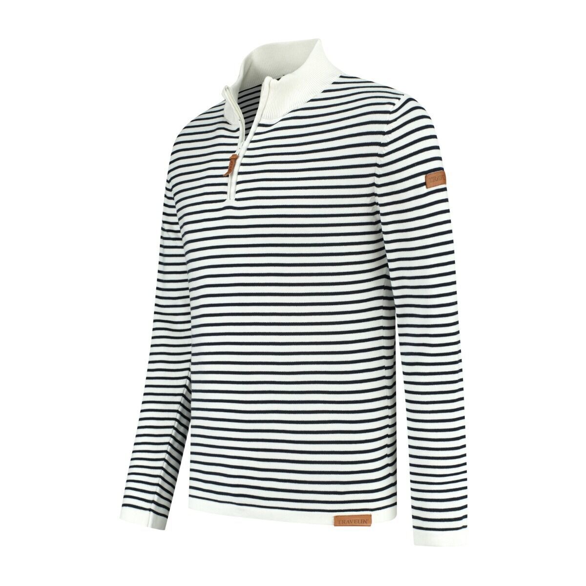 Travelin' Nacka White Herren Pullover