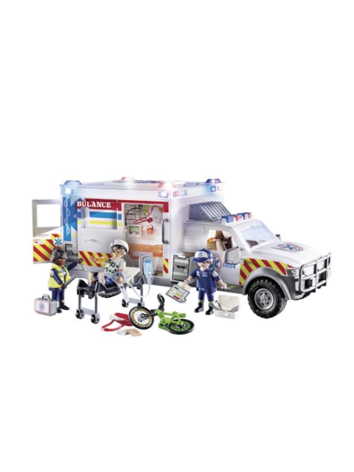 Playmobil Spielfigur Set City Action Rettungs-Fahrzeug US Krankenwagen, 5-10 Jahre günstig kaufen onesize