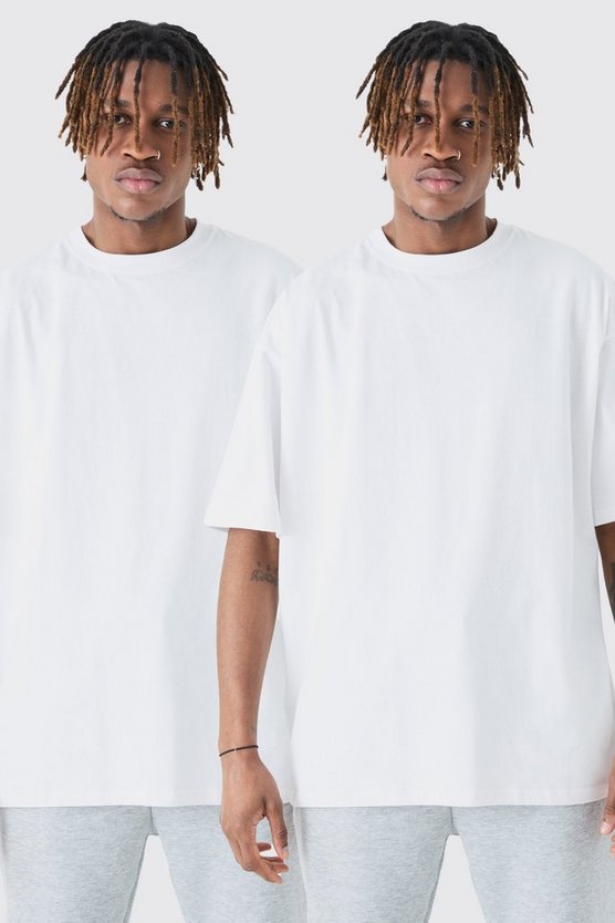 Tall 2er-Pack Oversize T-Shirts