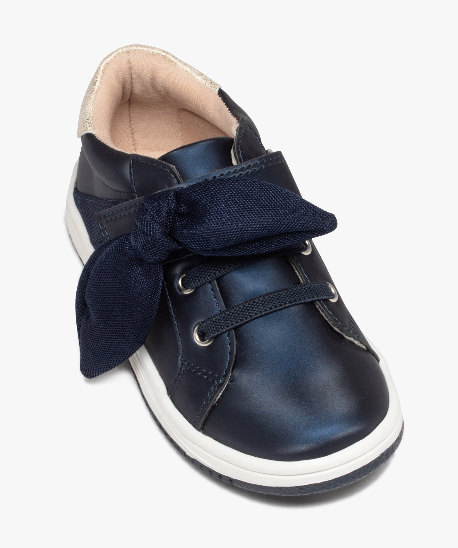 Baskets fille irisées avec détail noeud marine | GEMO