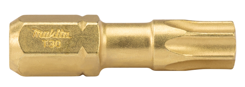 Makita-tilbehør B-28438 XTT slagskrutrekkerbits form C Torx 30 25 mm per 2 stk.