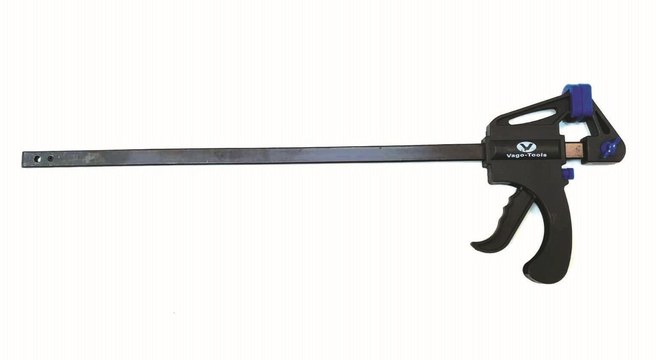 Vago-Tools 4x Schnellspannzwinge 900 mm Einhandzwinge Klemmzwinge Schraubzwinge