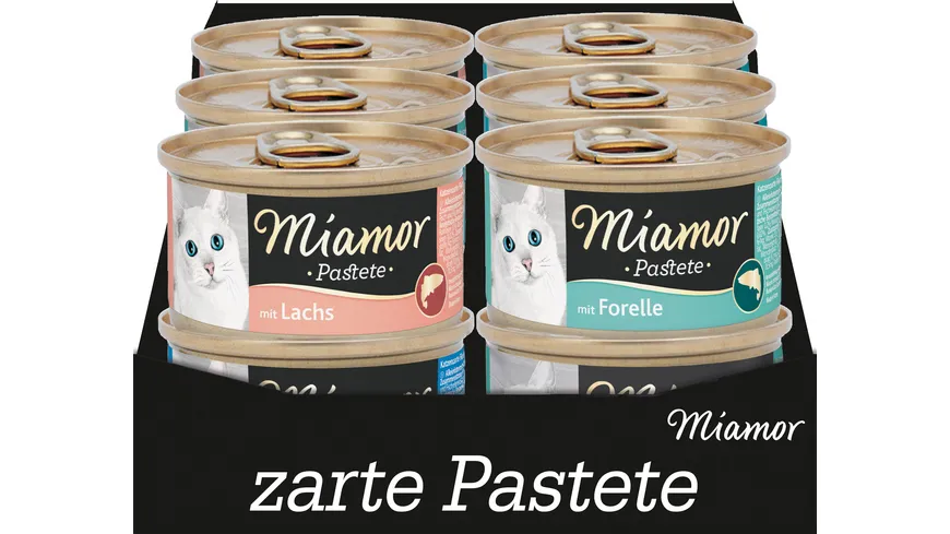 Miamor Katzennassfutter Pastete Multibox Fisch 12x85g 1.02 kg