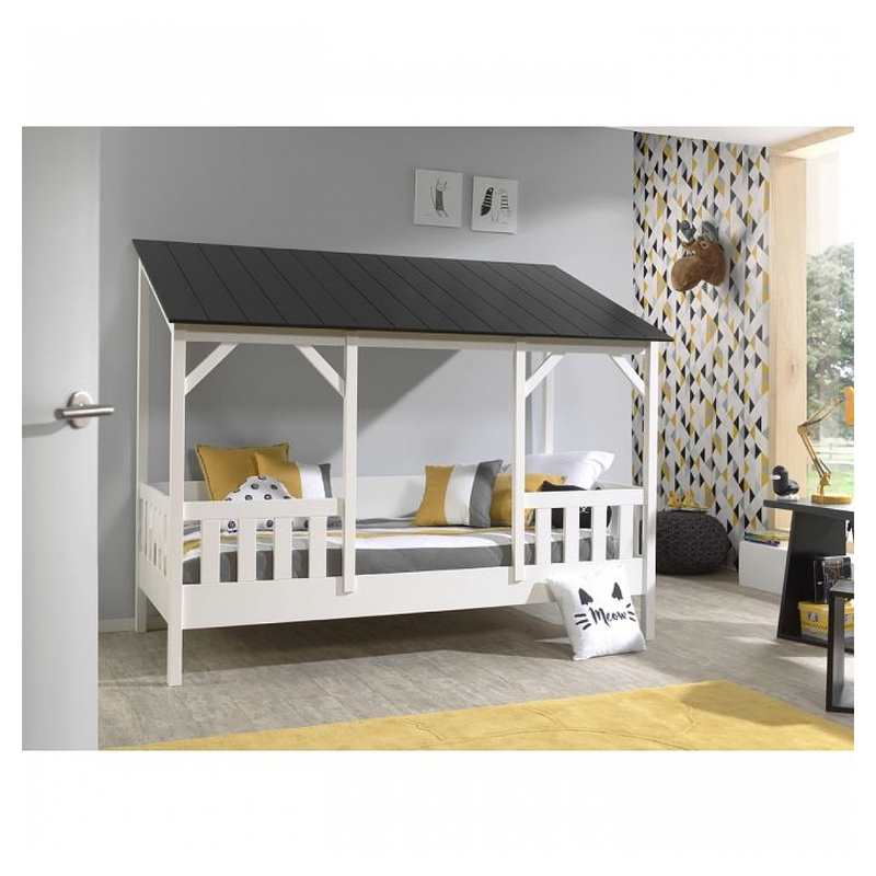 Lit cabane 90x200cm Malia