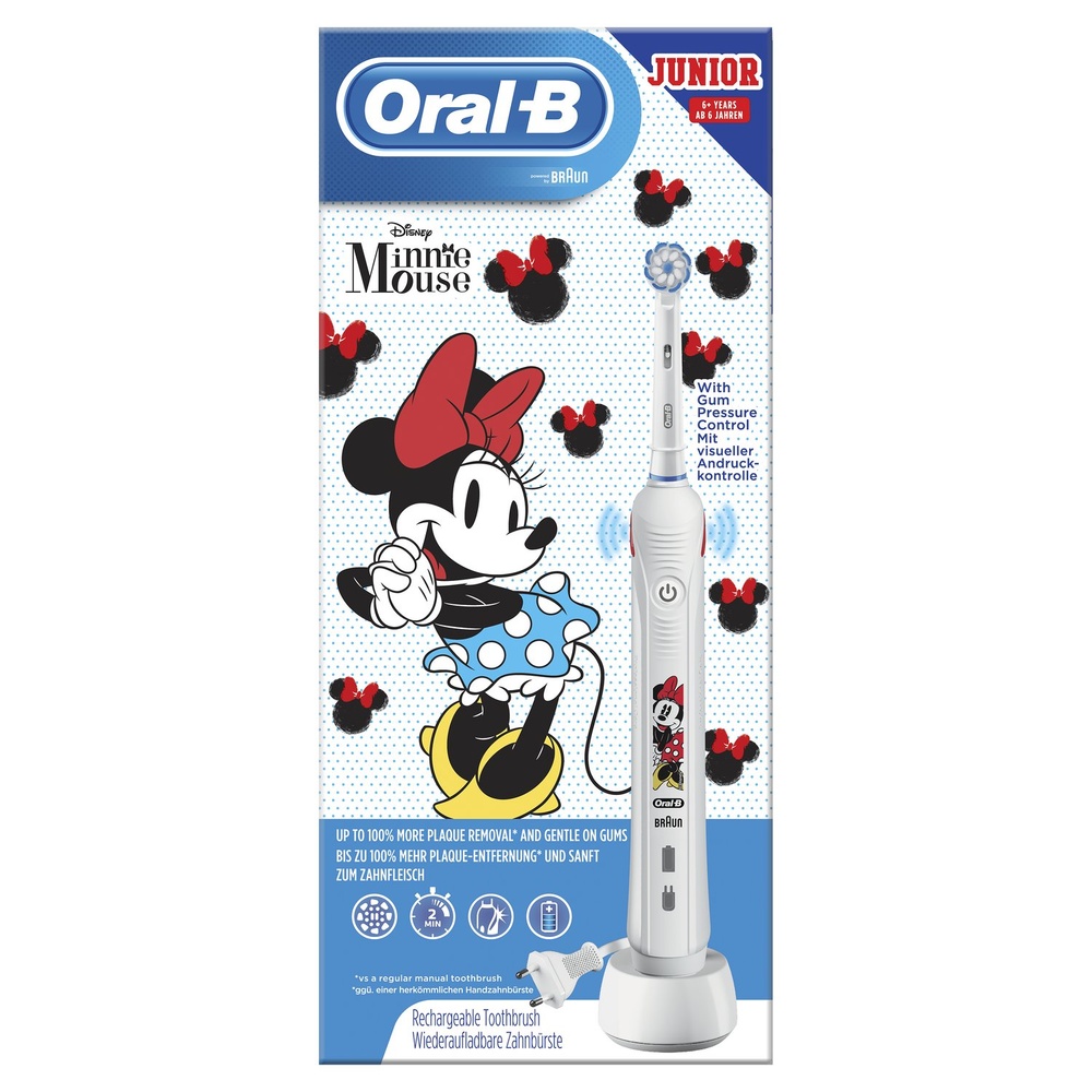 oral-b Brosse À Dents Électrique Oral-B Junior, Minnie Brosse À Dents Electrique