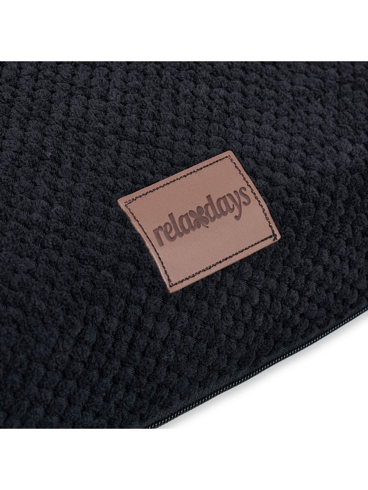relaxdays Hundetreppe in Schwarz - (B)41 x (H)33 x (T)54 cm günstig kaufen onesize