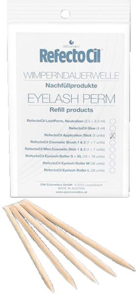 RefectoCil EyeLash Perm Refill Rosenholzstäbchen Wimpernzubehör