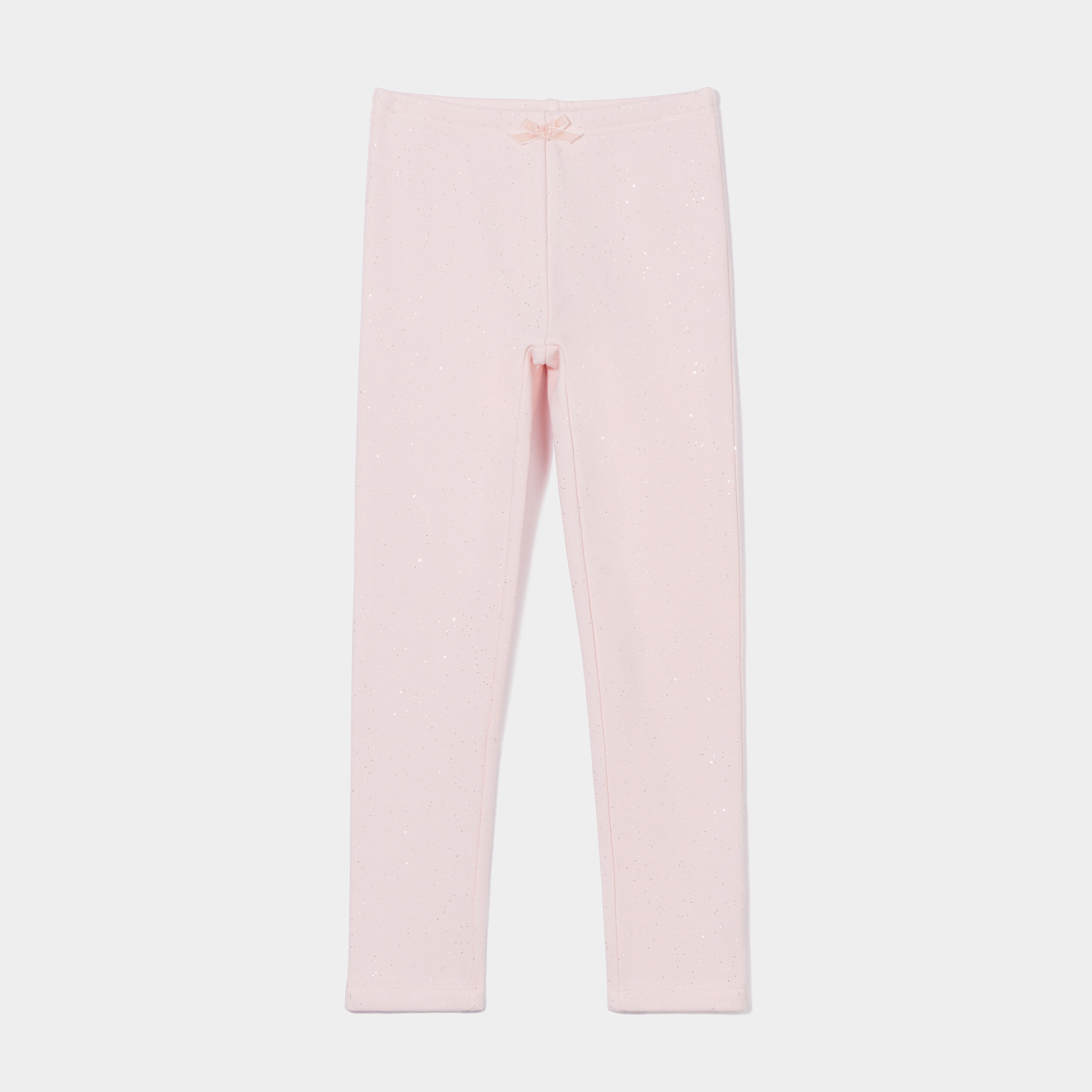 Legging doublé rose clair fille | La Halle
