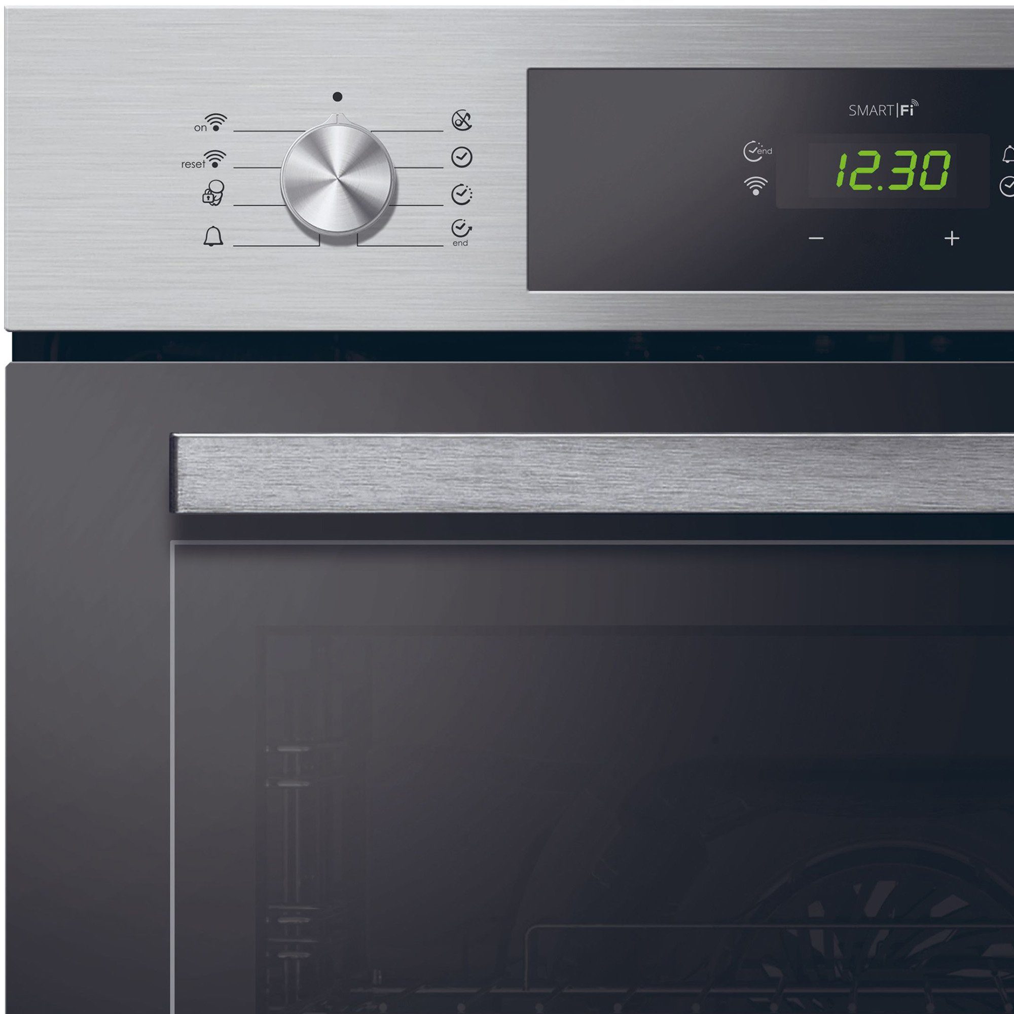 Candy Einbaubackofen FCT896XS WIFI, mit 1-fach-Teleskopauszug, Pyrolyse-Selbstreinigung, Pyrolyse, Display mit Touch Bedienung, WiFi Funktion