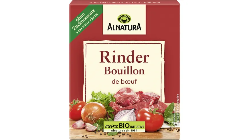 Alnatura Bio Rinderbouillon, Würfel 66 g