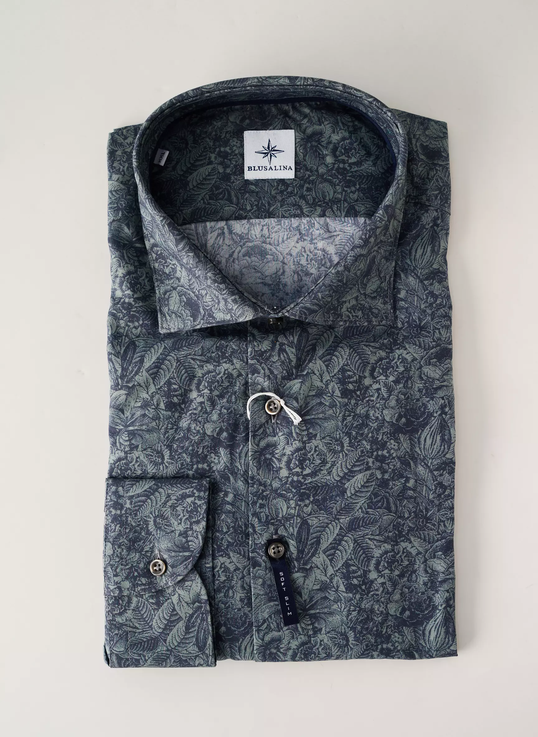 Blusalina Manches Longues Homme couleur bleu