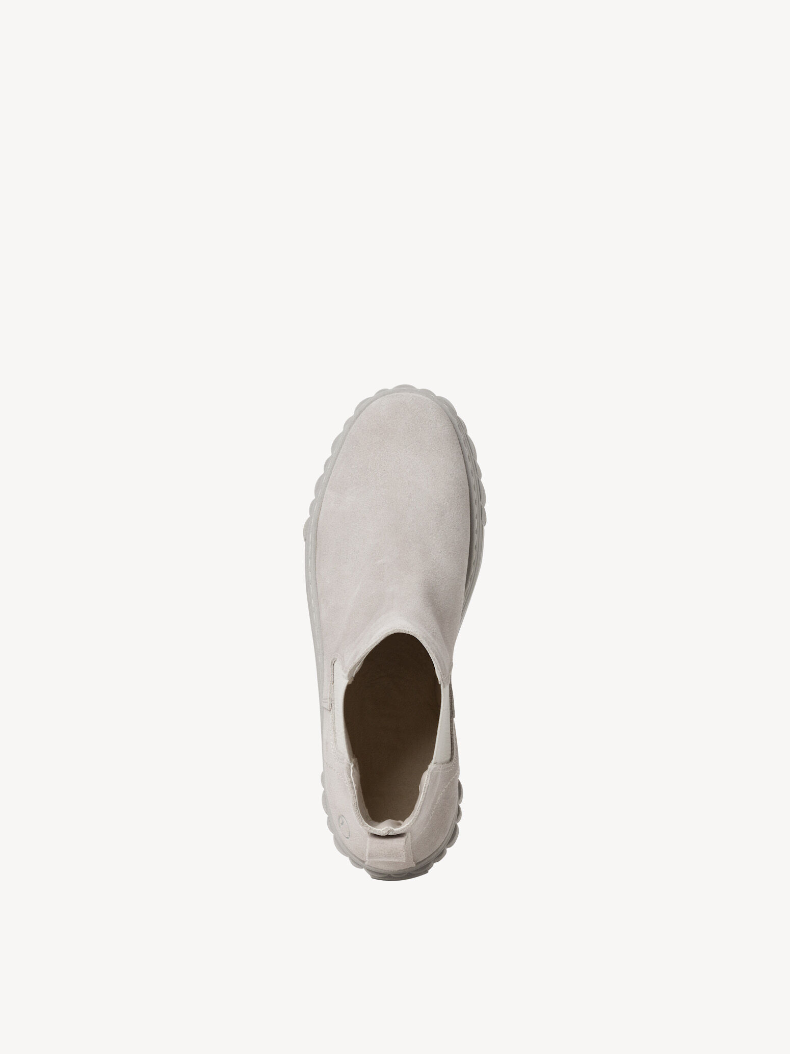 Bottine Chelsea en cuir - gris