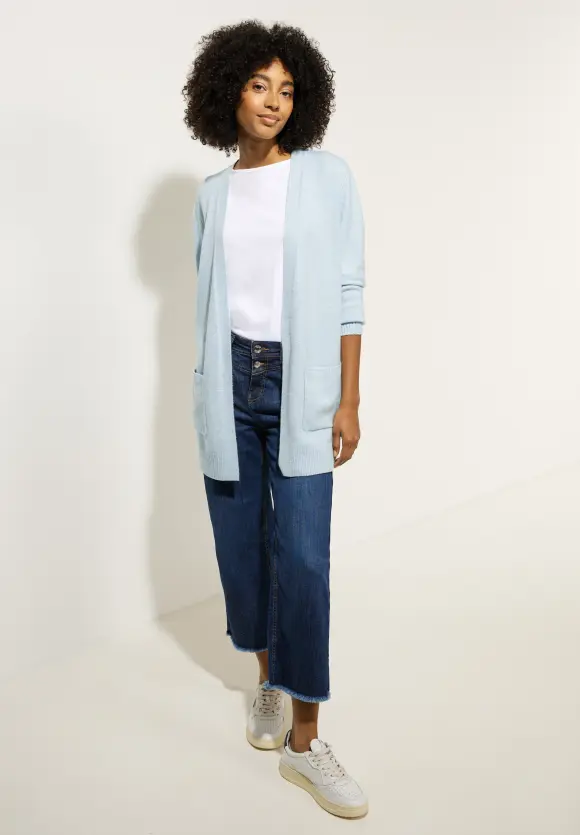 Street One Cosy Melange Strickjacke