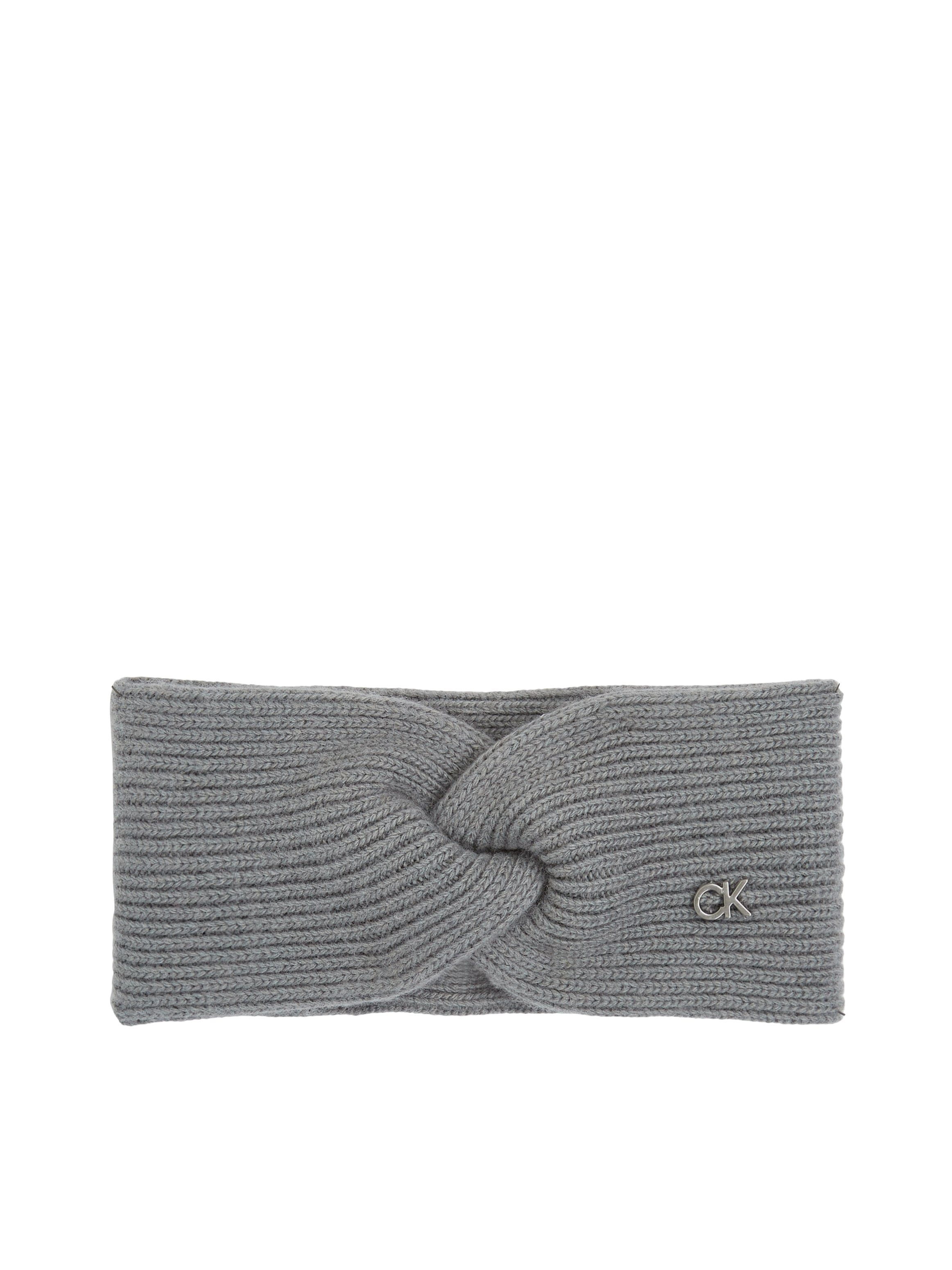 Calvin Klein Stirnband RE-LOCK TWISTED HEADBAND mit feinem Calvin Klein Metallogo