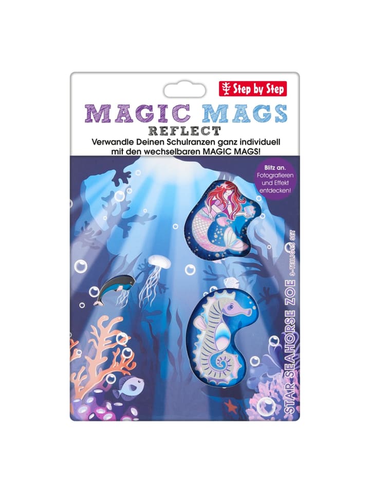 Step by Step Ranzen-Zubehör-Set MAGIC MAGS in Star Seahorse Zoe günstig kaufen onesize