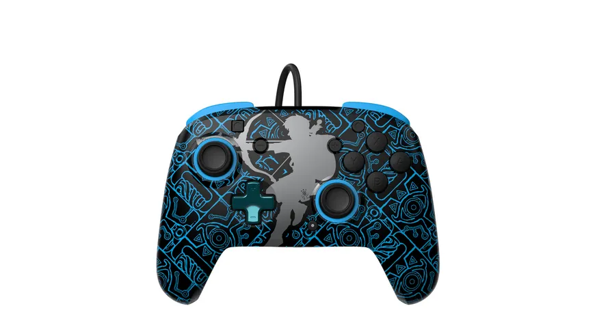 Nintendo Switch Sheikah Shoot Rematch Glow kabelgebundener Controller für Nintendo Switch, Nintendo Switch - OLED Model