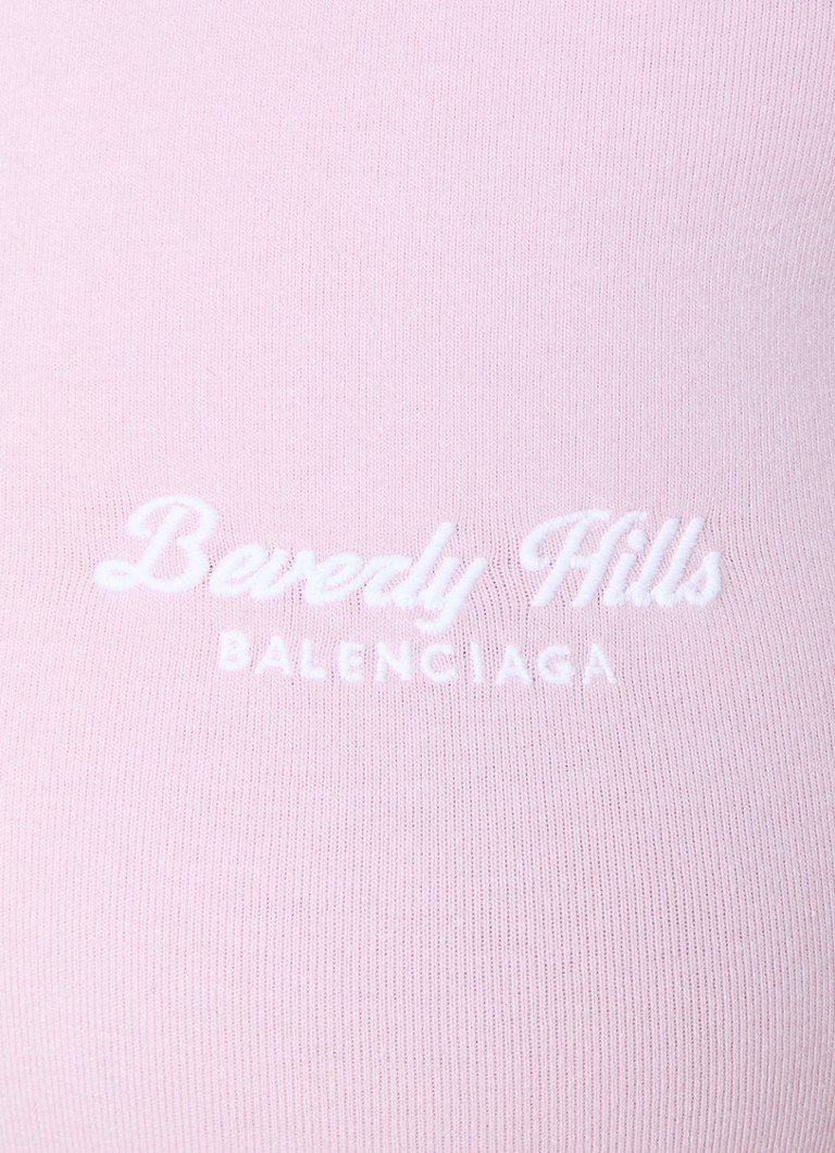 Μπλούζα με τύπωμα λογότυπου Balenciaga