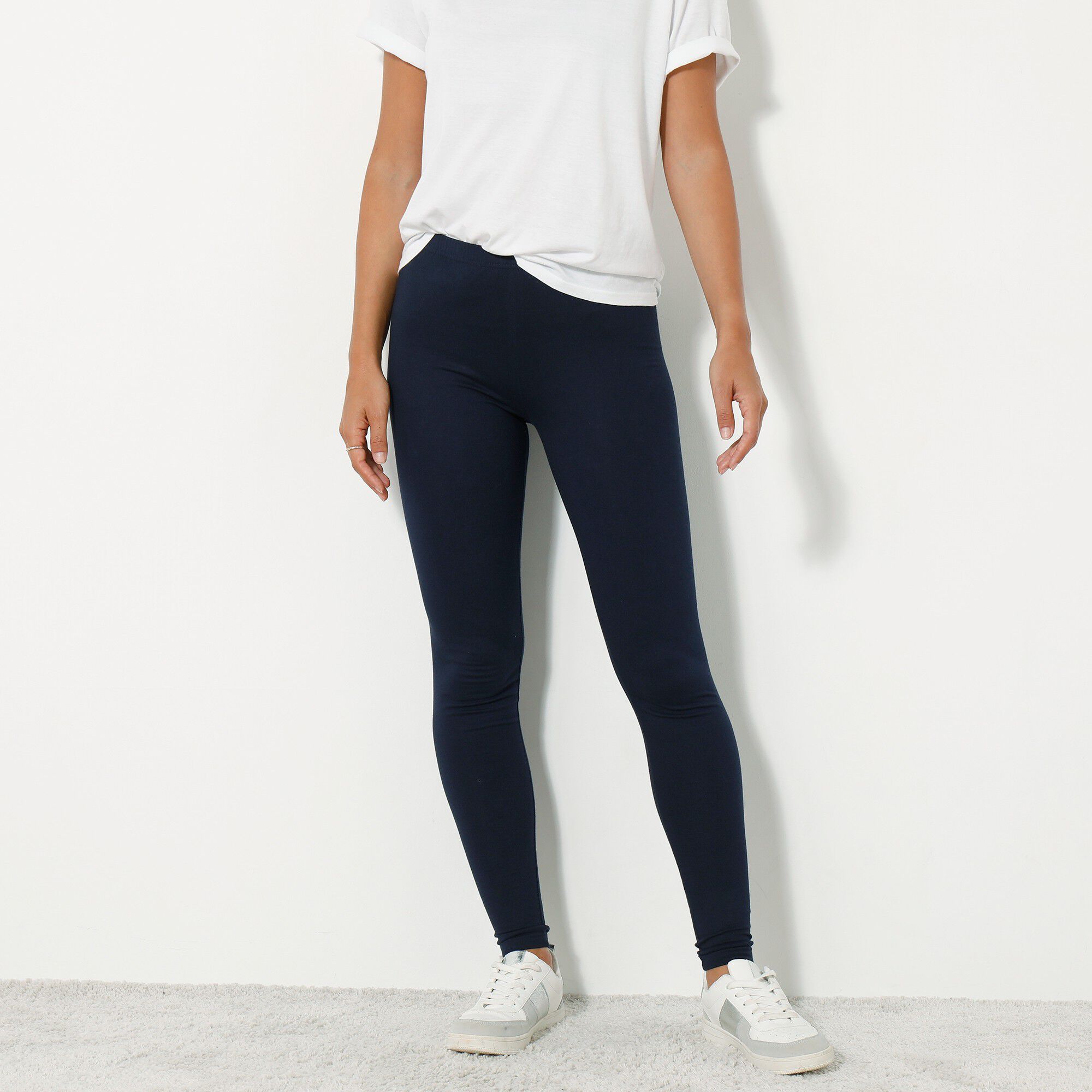 Legging uni, coton biologique