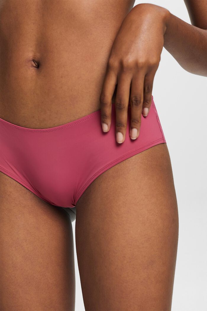 Hipster-Shorts aus Recycling-Material mit Spitze