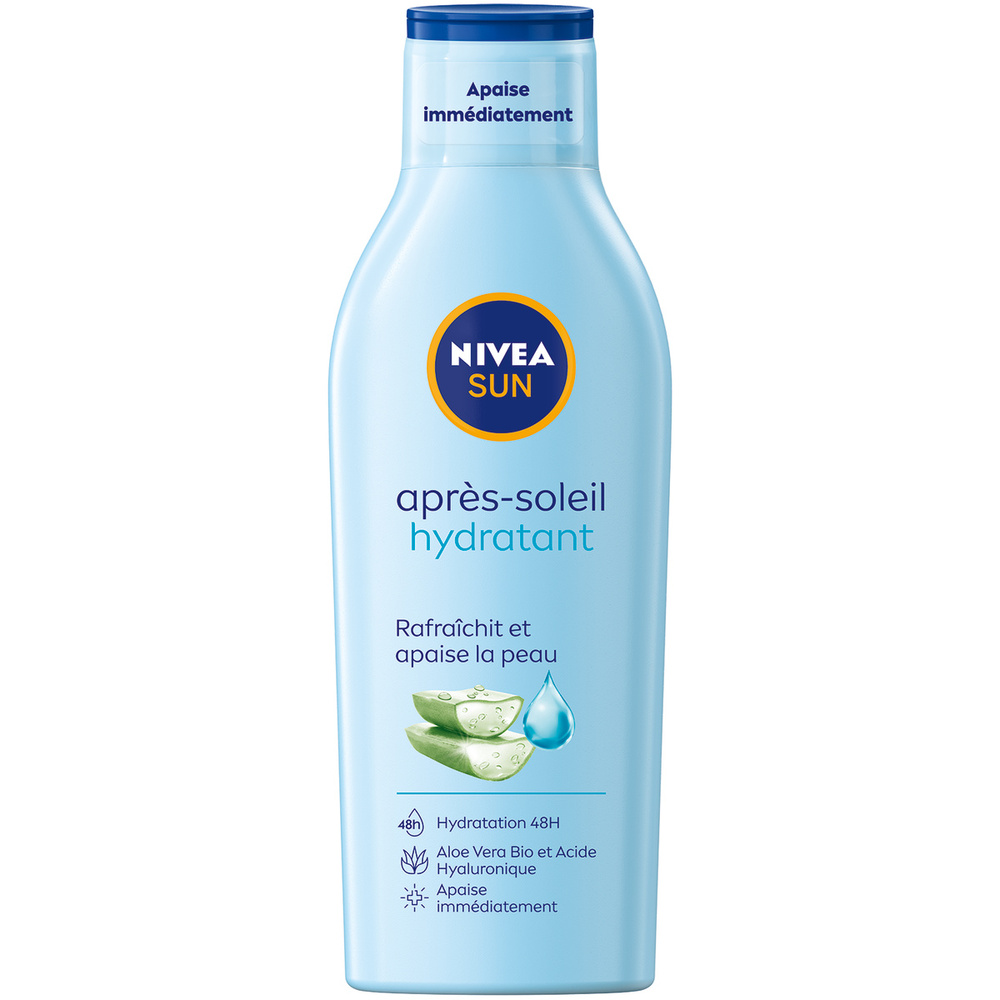 nivea Lait après-soleil Hydratant à l'Aloe Vera Bio Soin Après-soleil