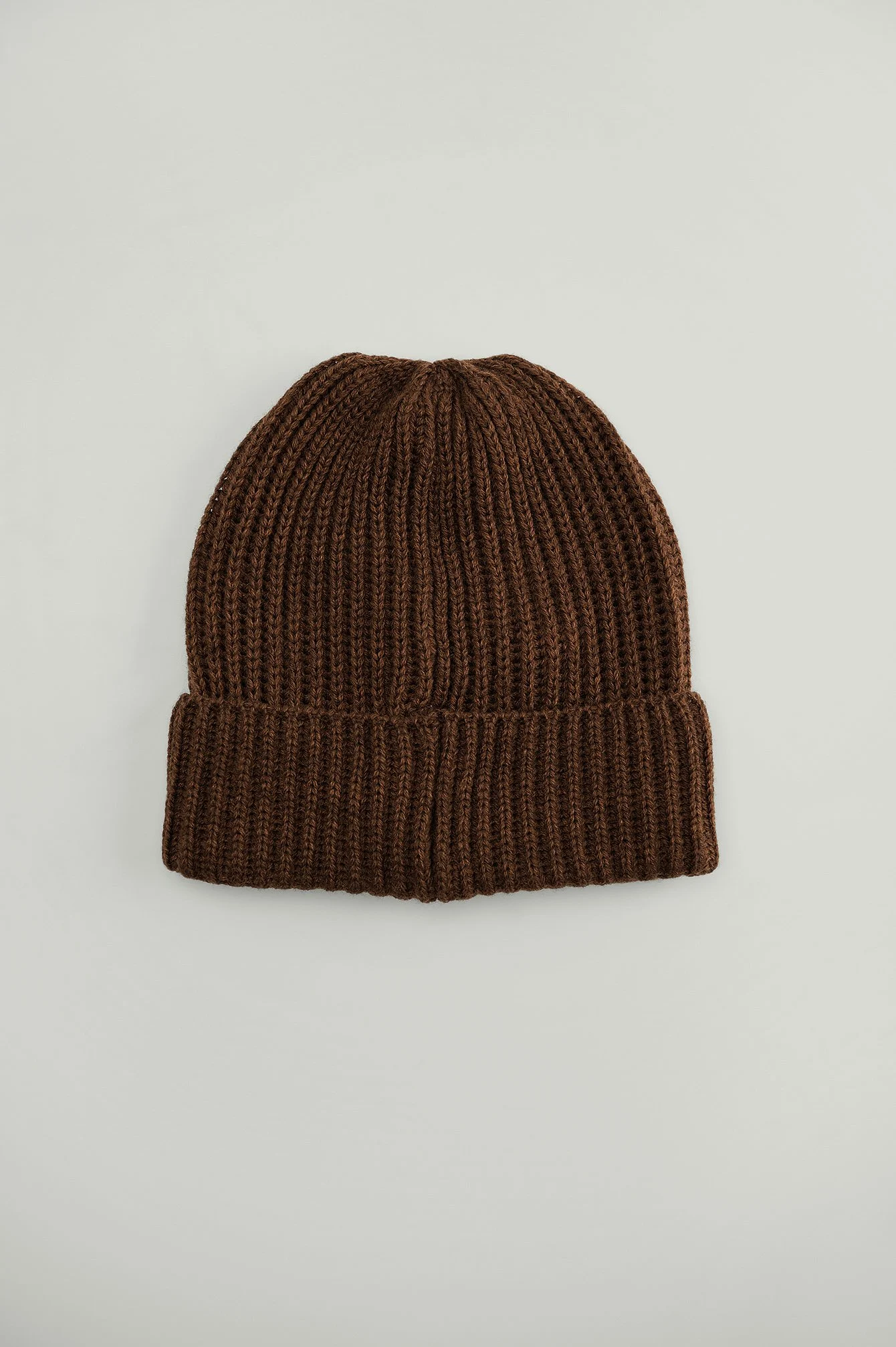 Recycelte schlichte Strickmütze