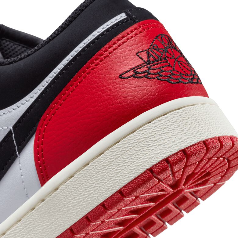 JORDAN Wmns Air Jordan 1 Low Q54 WHITE/BLACK-SCENERY GREEN-UNIVERSITY RED