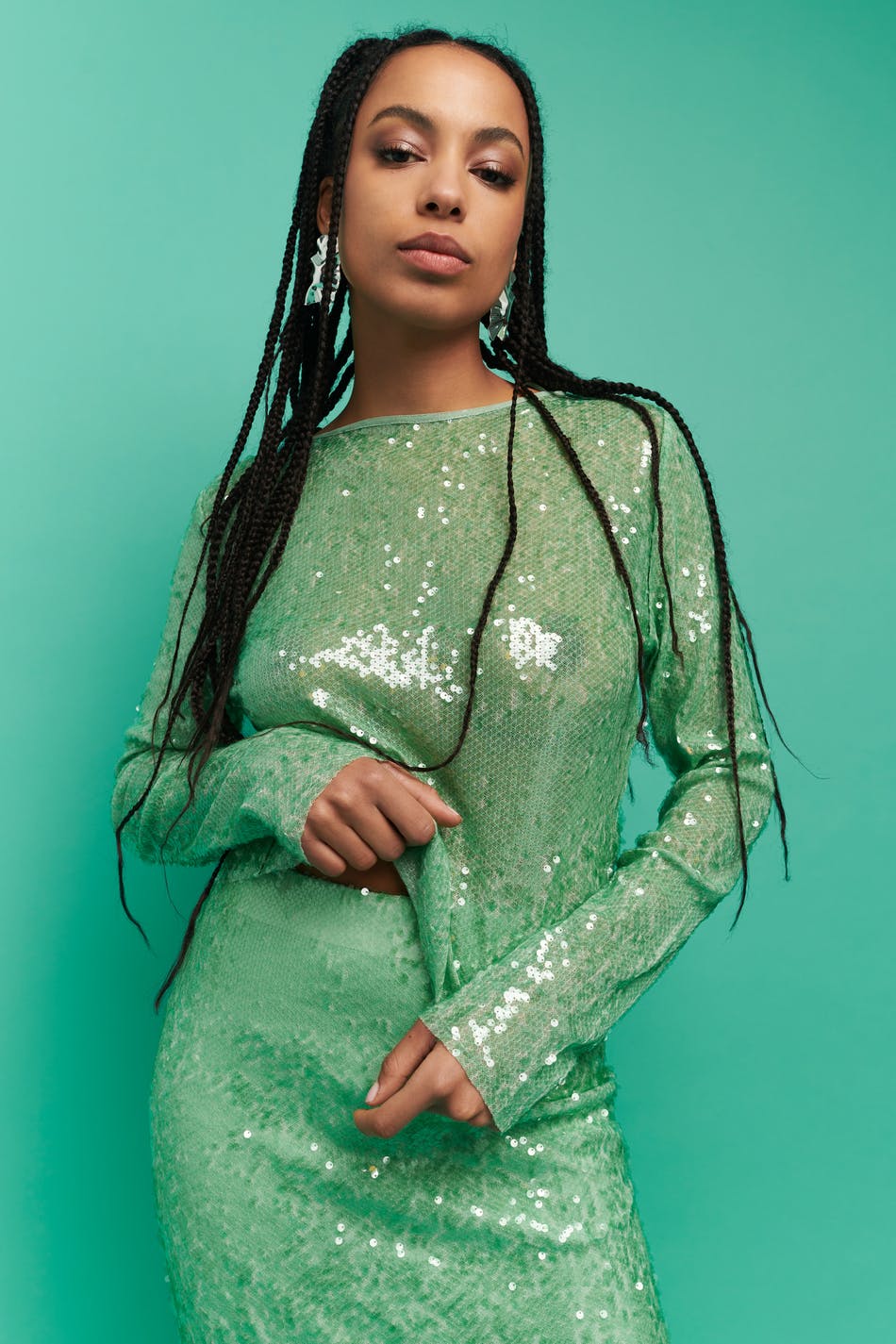 Silvana sequin top