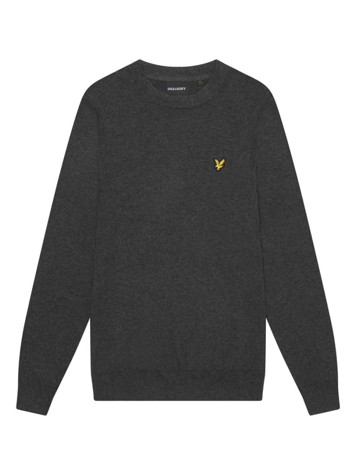 Lyle & Scott Strickpullover in Dunkelgrau günstig kaufen