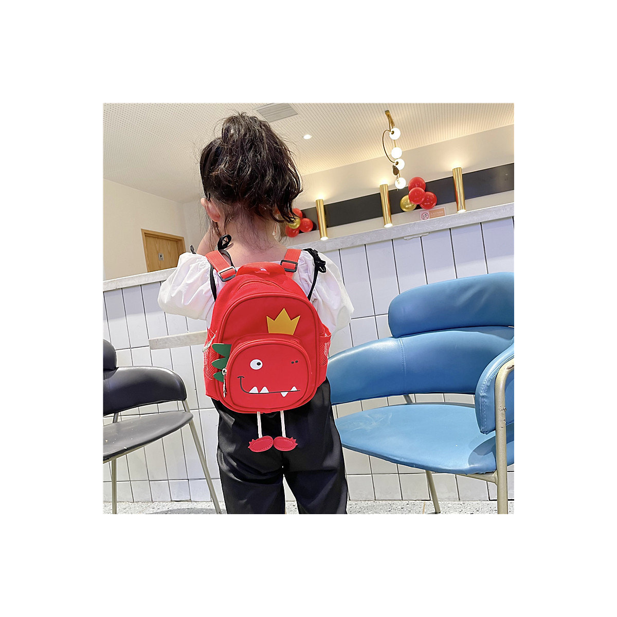Schulrucksack für Kinder Cartoon-Rucksack mit Zugseil