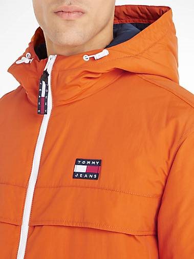 TOMMY-JEANS Herren Kapuzenjacke TJM PADDED SOLID CHICAGO