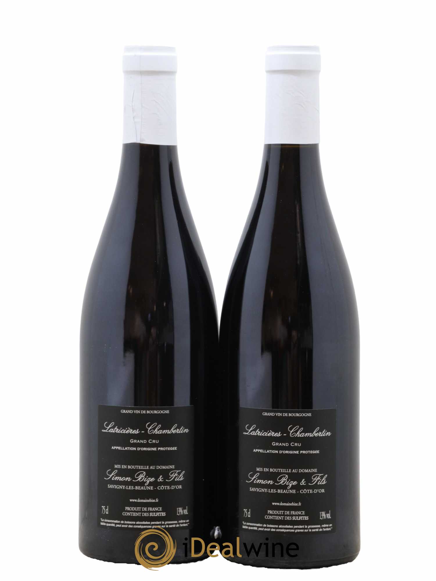 Latricières-Chambertin Grand Cru Simon Bize & Fils  2020 - Lot de 2 Bouteilles