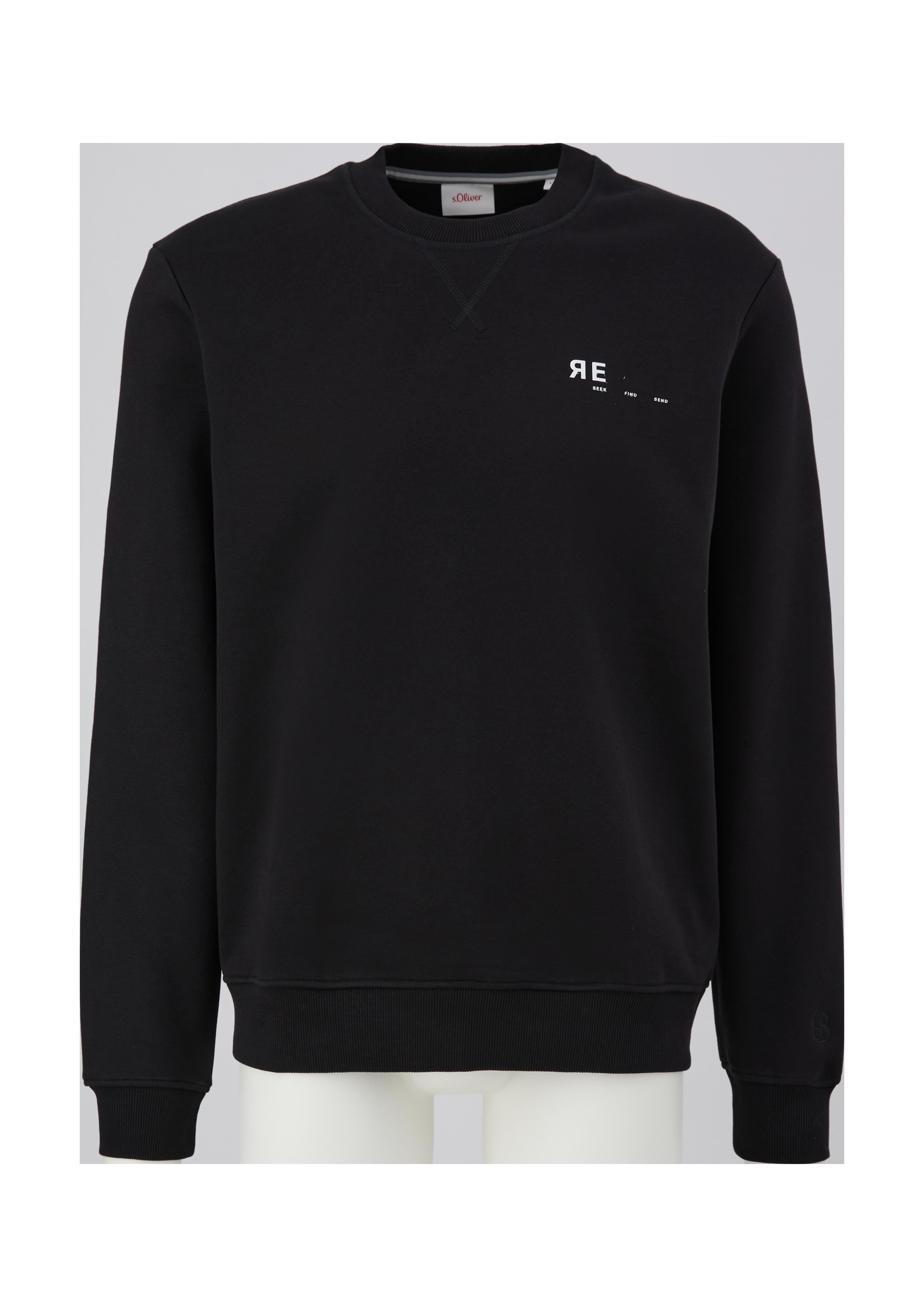 Sweatshirt mit Schrift- und Backprint  2125699-99D1