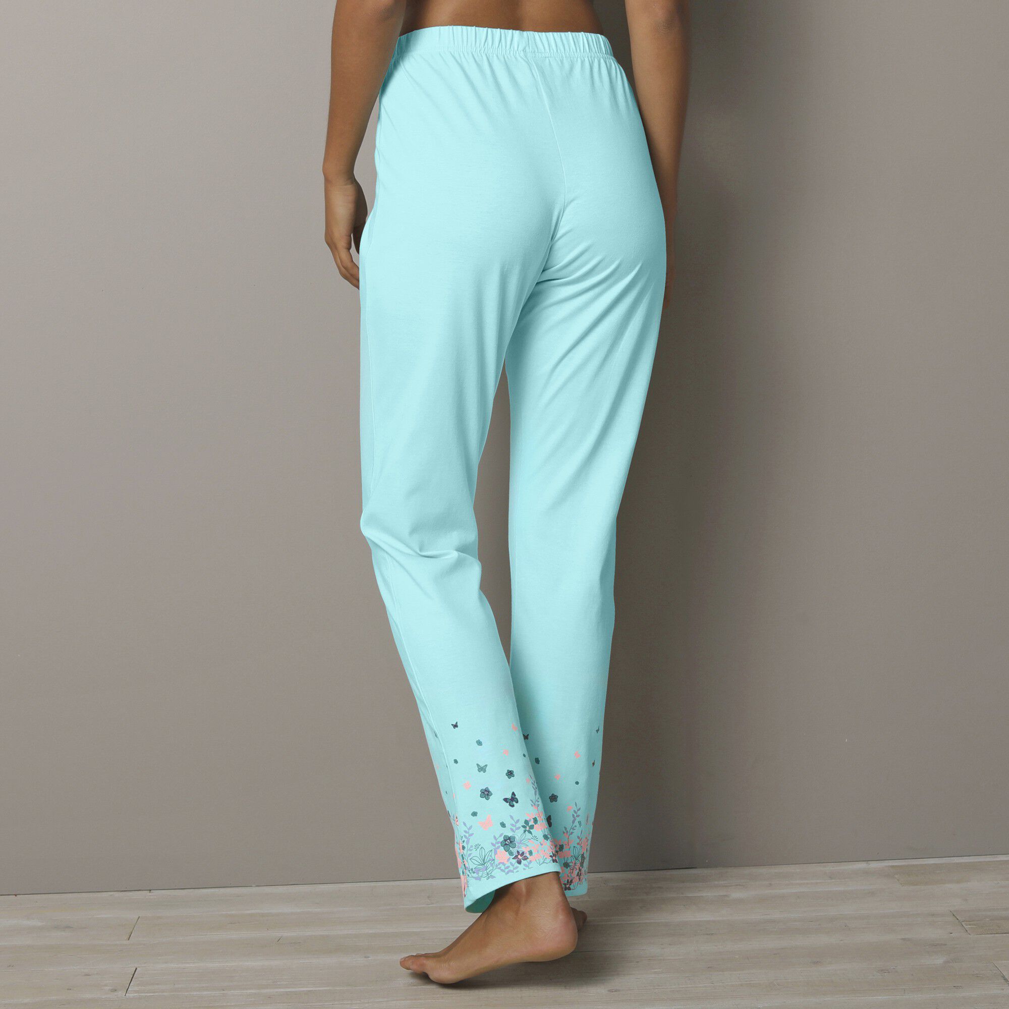 Pantalon base imprimée bucolique
