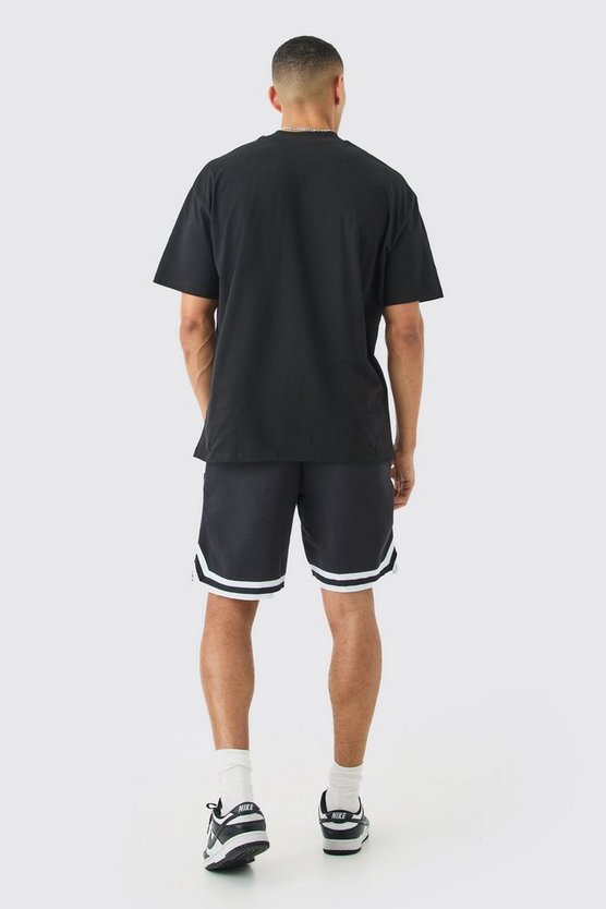 Oversized Ofcl Basketball T-shirt And Short Set