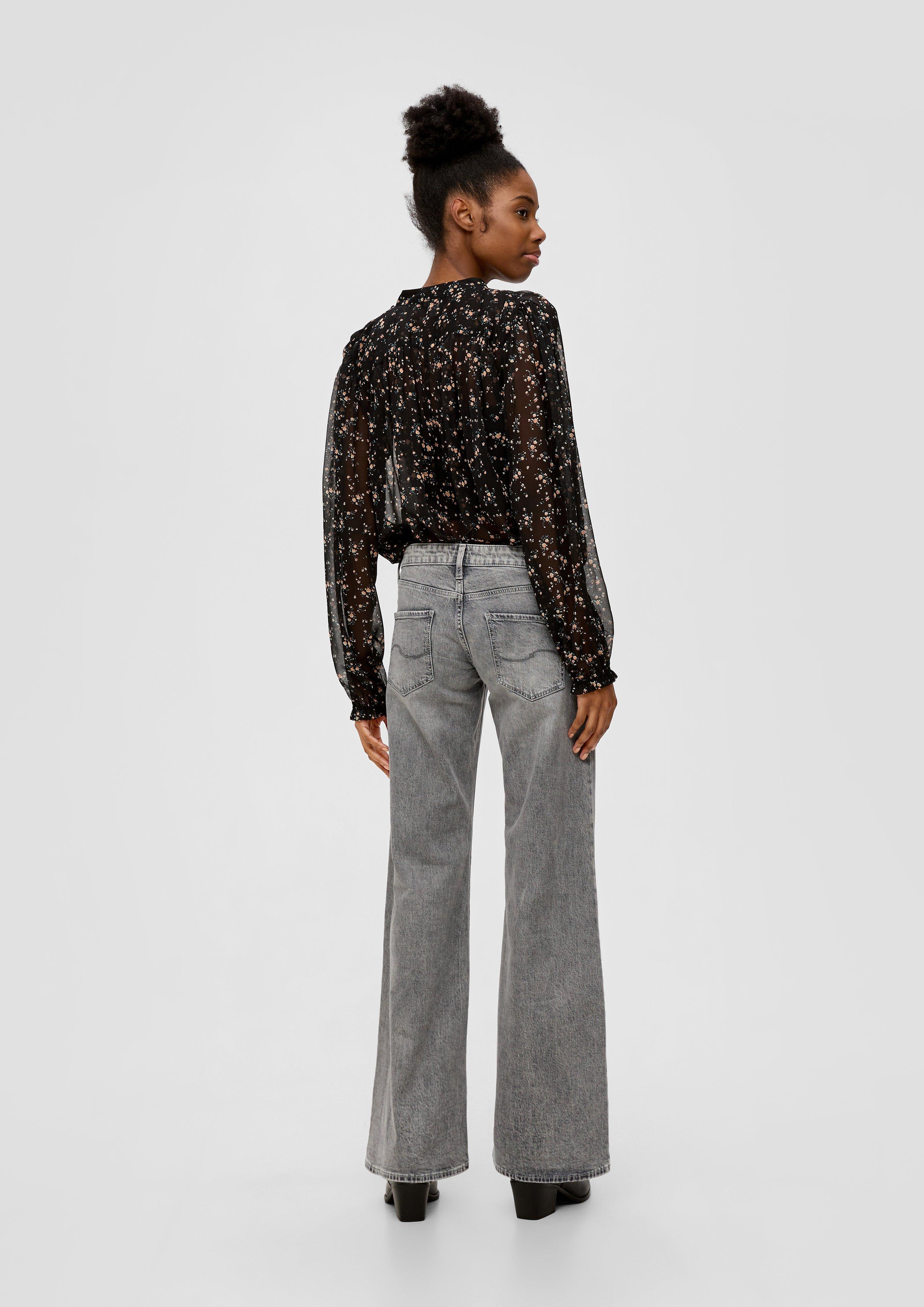 Jeans Catie / Slim Fit / Low Rise / Wide Leg / Baumwollmix  2143364-93Z7