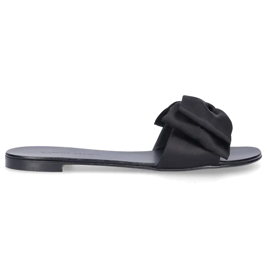 Giuseppe Zanotti - Sandalen HANNA Seide schwarz - schwarz