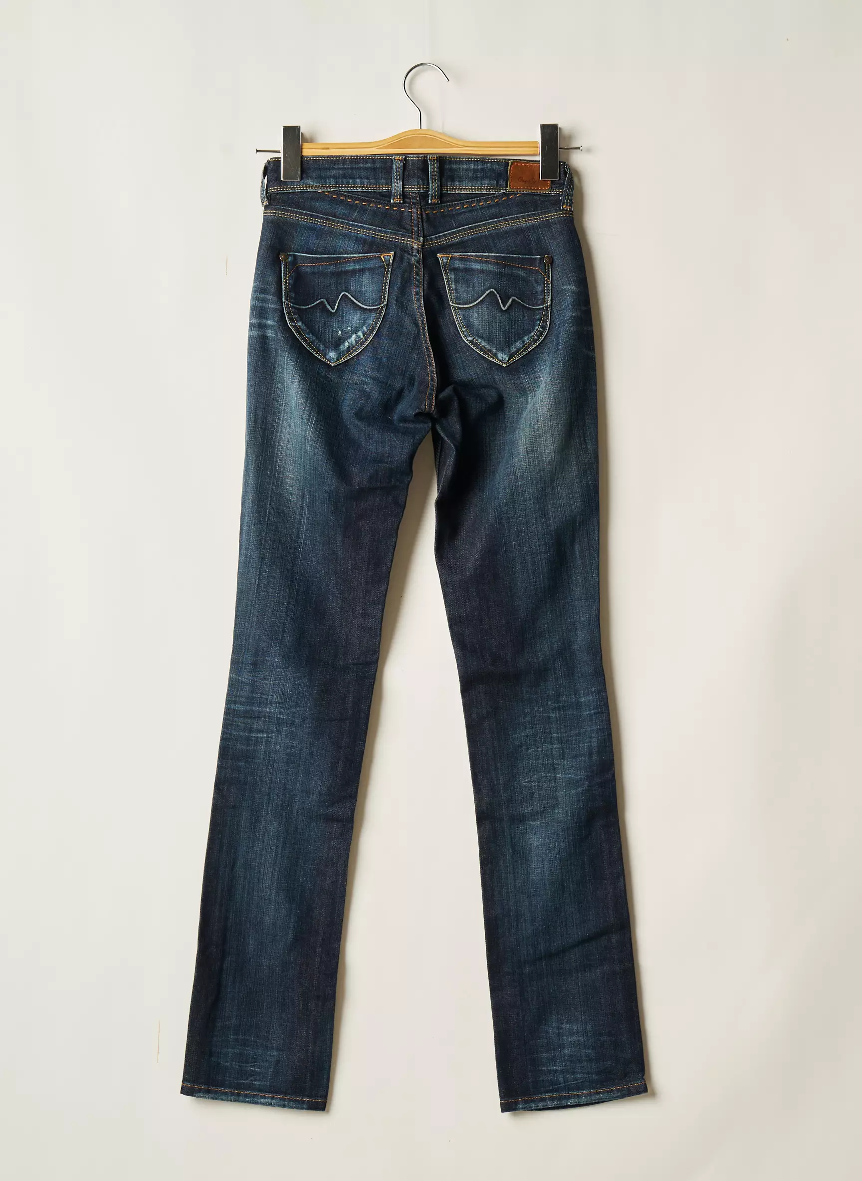 Pepe Jeans Jeans Coupe Droite Femme couleur bleu