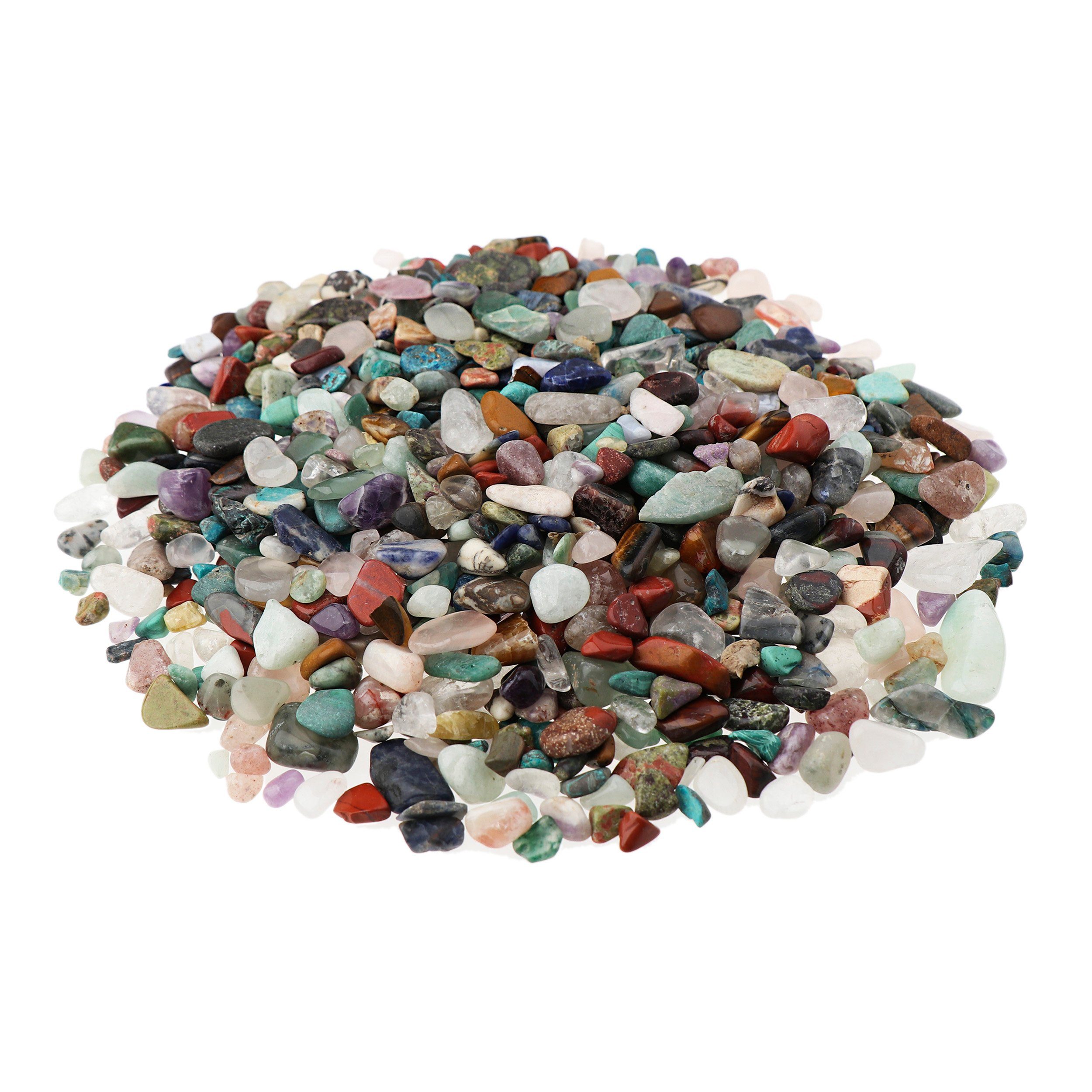 NKlaus Mineralstein 500g Trommelsteine Mix 5 - 15 mm Heilsteine Edelsteine Schmucksteine D