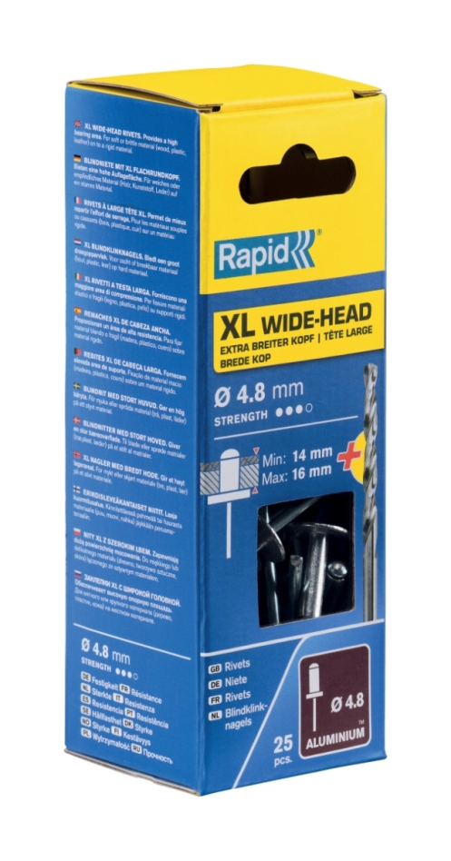 Rapid 5000667 XL slijepi klinovi Ø 4,8 x 20 mm 25 komada