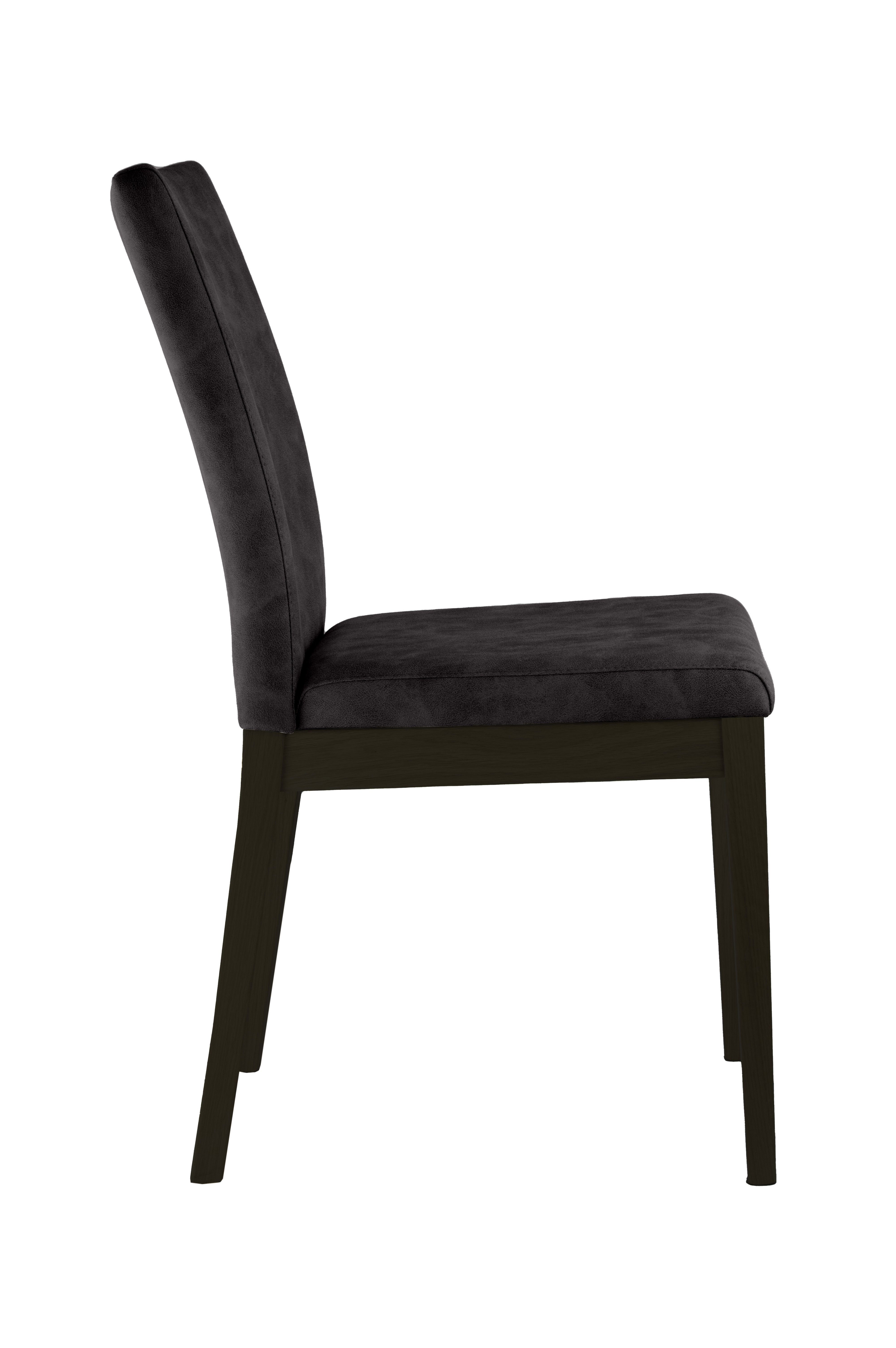 Home affaire 4-Fußstuhl Dendres (Set, 2 St), Sitz und Ruecken gepolstert