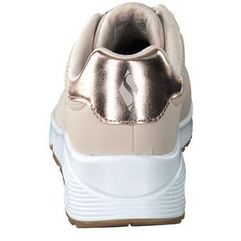 Skechers Uno Shimmer Away Sneaker in beige