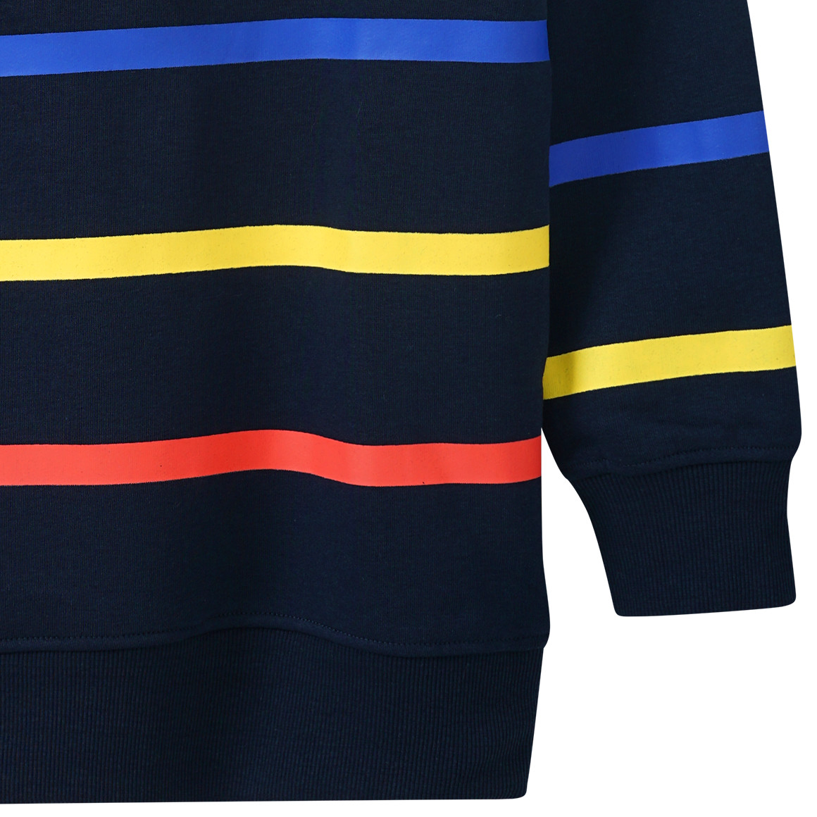 Jungen Sweatshirt mit bunten Ringeln