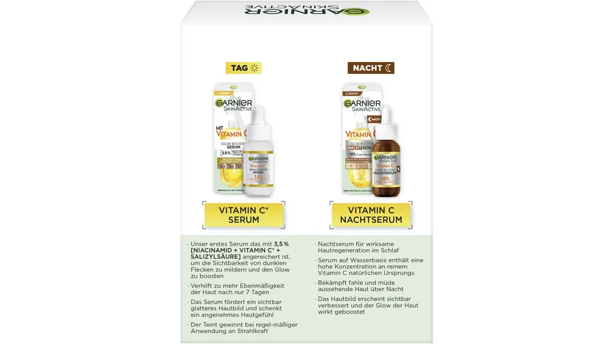 Garnier Skin Active Glow Booster Duo Geschenkset