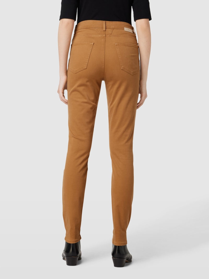 Jeans im 5-Pocket-Design Modell 'Shakira' in cognac