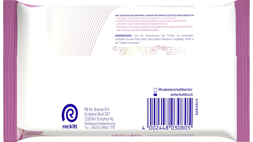Intima Liasan - Intimpflege-Tücher sensitive