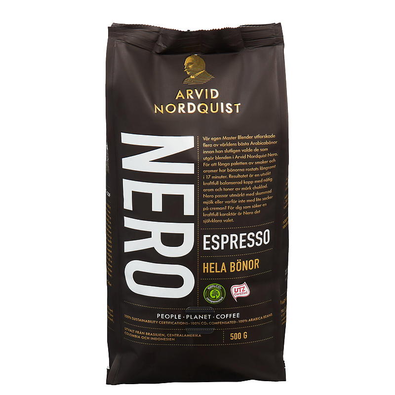 Arvid Nordquist Nero Espresso 500g, hele bønner