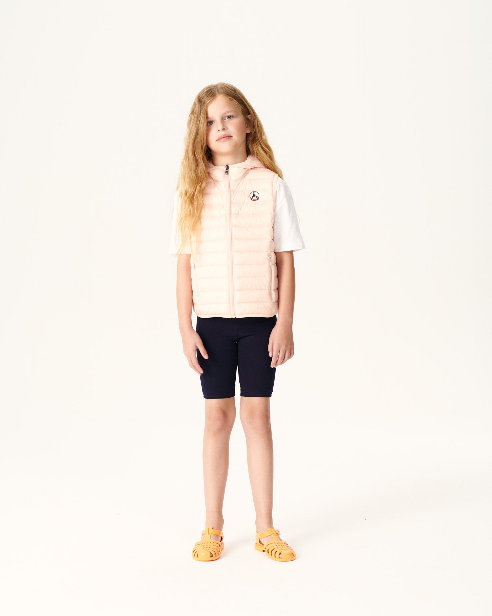 Doudoune sans manches enfant Rose clair Djam